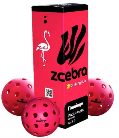 ZCEBRA PACK 6 BOLAS FLAMINGO EDITION